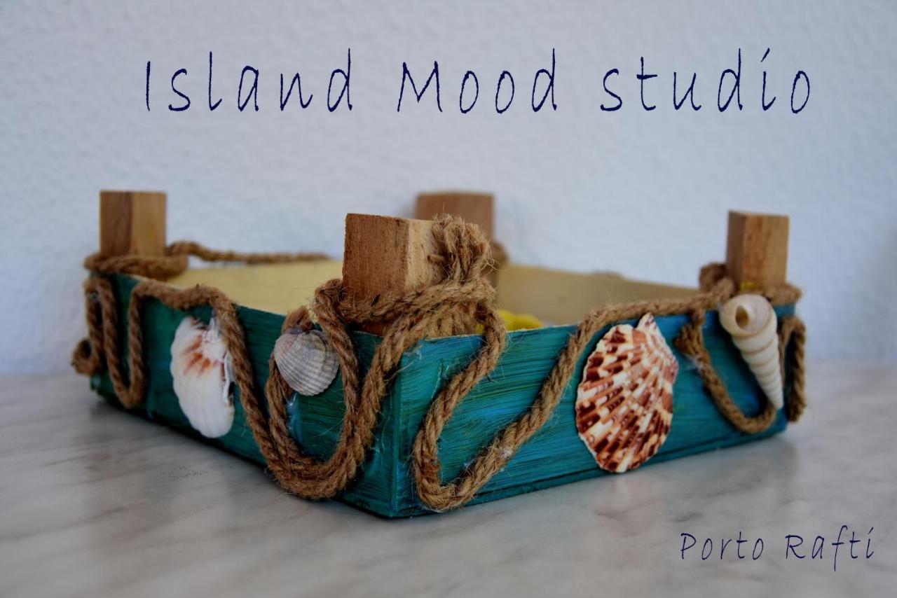 Island Mood Studio Pórto Ráfti Buitenkant foto